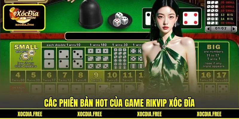 Các phiên bản hot của game Rikvip xóc đĩa Các phiên bản hot của game Rikvip xóc đĩa
