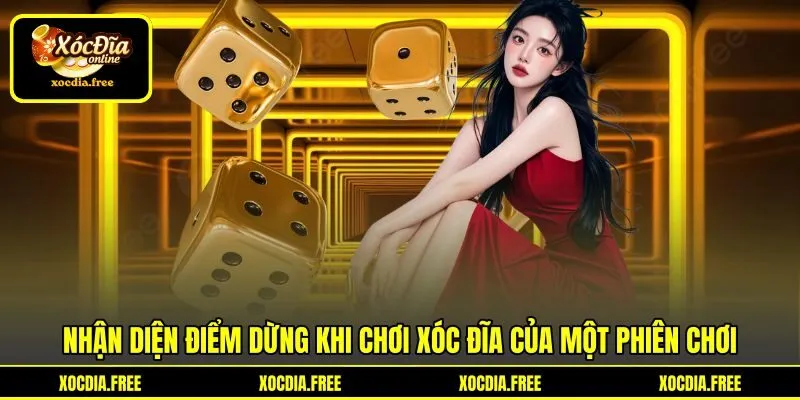 Nhận diện điểm dừng khi chơi xóc đĩa của một phiên chơi